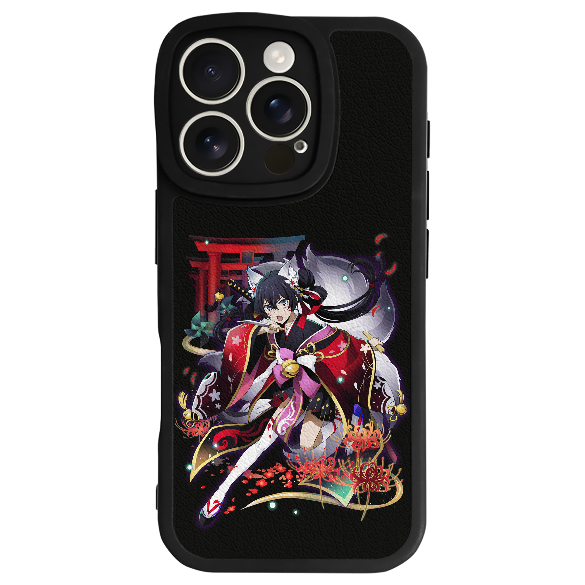 （画像用） 文豪ストレイドッグス Bungo Stray Dogs 【iPhone 16シリーズ対応】シリコンスマホケース（レザー調） 材質：シリコン